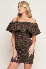 WHEREVER YOU MAY GO WOVEN MINI DRESS - Flying Tomato - Flyclothing LLC