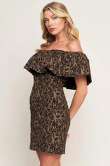 WHEREVER YOU MAY GO WOVEN MINI DRESS - Flying Tomato - Flyclothing LLC