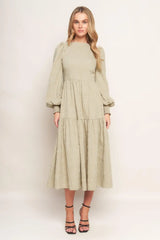 NEBULA NIGHTS WOVEN MIDI DRESS - Flying Tomato - Flyclothing LLC