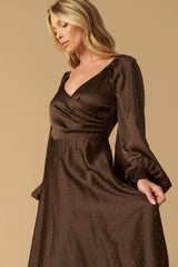 ROMANTIC LOVER EMBELLISHED WOVEN MIDI DRESS - Flying Tomato - Flyclothing LLC