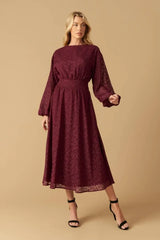 TOO GOOD TO BE TRUE WOVEN MIDI DRESS - Flying Tomato - Flyclothing LLC