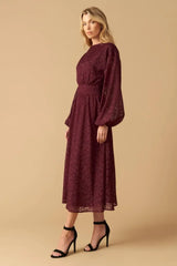 TOO GOOD TO BE TRUE WOVEN MIDI DRESS - Flying Tomato - Flyclothing LLC