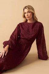 TOO GOOD TO BE TRUE WOVEN MIDI DRESS - Flying Tomato - Flyclothing LLC