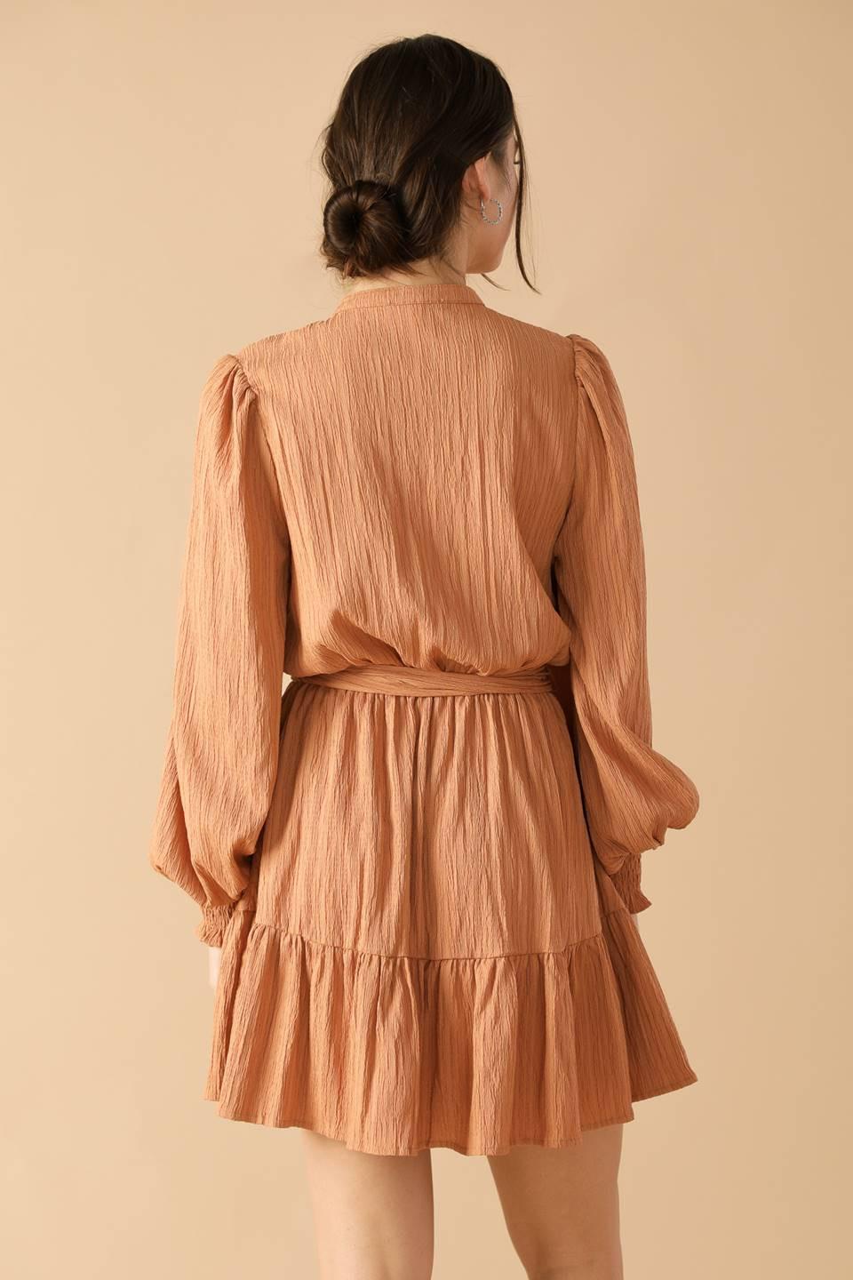 WANDERING MIND WOVEN MINI DRESS - Flying Tomato - Flyclothing LLC