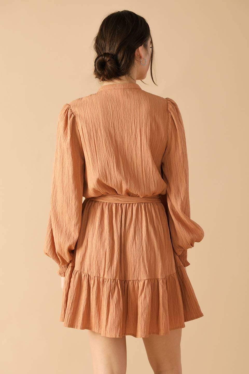 WANDERING MIND WOVEN MINI DRESS - Flying Tomato - Flyclothing LLC