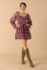 SERENE RADIANCE WOVEN MINI DRESS - Flying Tomato - Flyclothing LLC