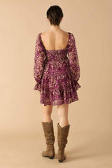 SERENE RADIANCE WOVEN MINI DRESS - Flying Tomato - Flyclothing LLC