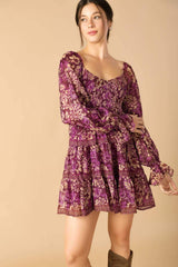 SERENE RADIANCE WOVEN MINI DRESS - Flying Tomato - Flyclothing LLC