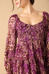 SERENE RADIANCE WOVEN MINI DRESS - Flying Tomato - Flyclothing LLC