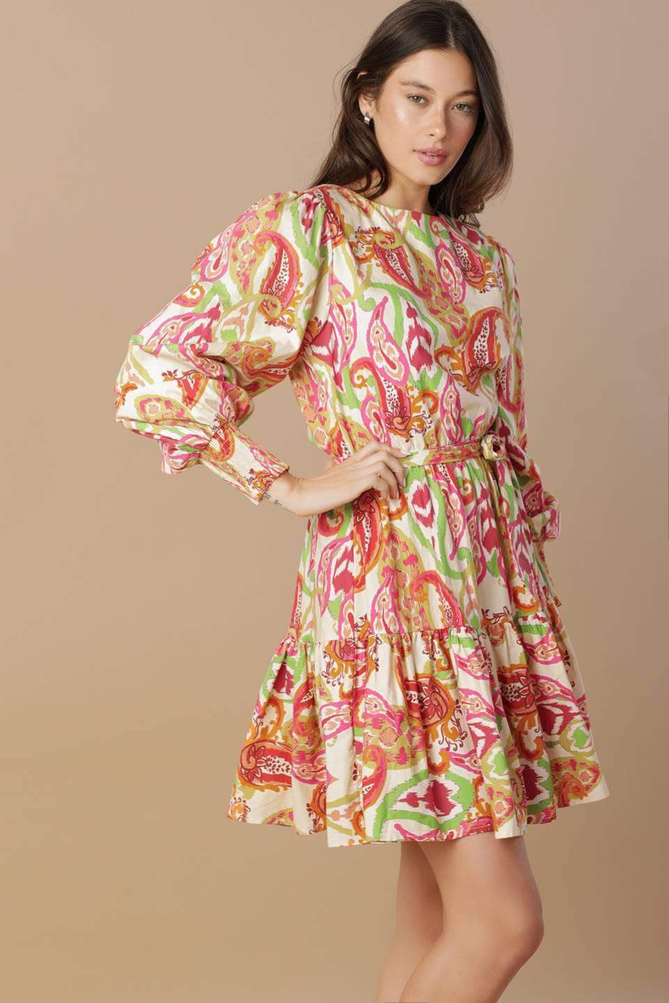 DREAM WEAVER WOVEN MINI DRESS - Flying Tomato - Flyclothing LLC