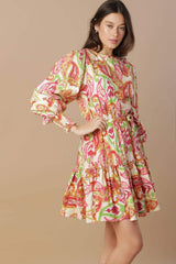 DREAM WEAVER WOVEN MINI DRESS - Flying Tomato - Flyclothing LLC