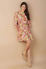 DREAM WEAVER WOVEN MINI DRESS - Flying Tomato - Flyclothing LLC