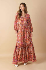 WHISPERING WILLOWS WOVEN MAXI DRESS - Flying Tomato - Flyclothing LLC