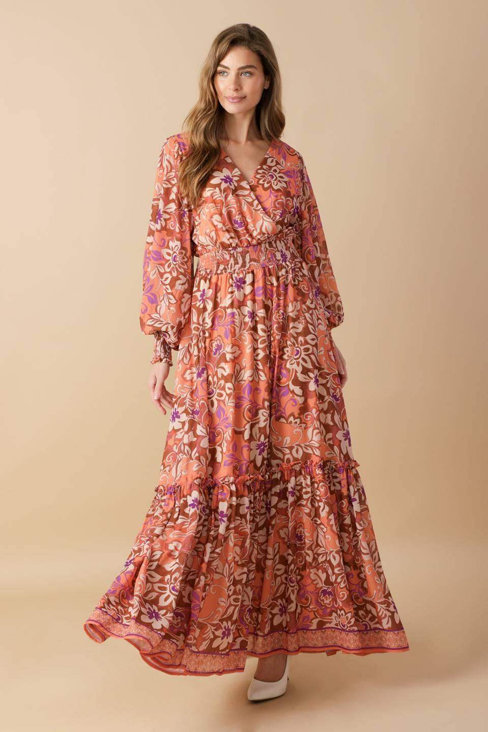 WHISPERING WILLOWS WOVEN MAXI DRESS - Flying Tomato - Flyclothing LLC