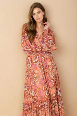 WHISPERING WILLOWS WOVEN MAXI DRESS - Flying Tomato - Flyclothing LLC