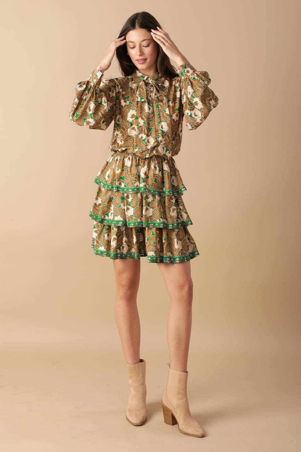 OPEN PATH WOVEN MINI DRESS - Flying Tomato - Flyclothing LLC