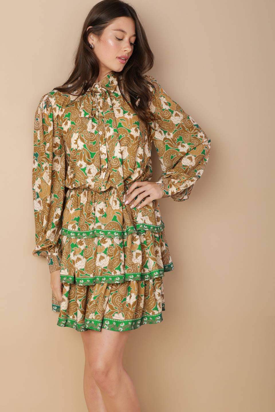 OPEN PATH WOVEN MINI DRESS - Flying Tomato - Flyclothing LLC