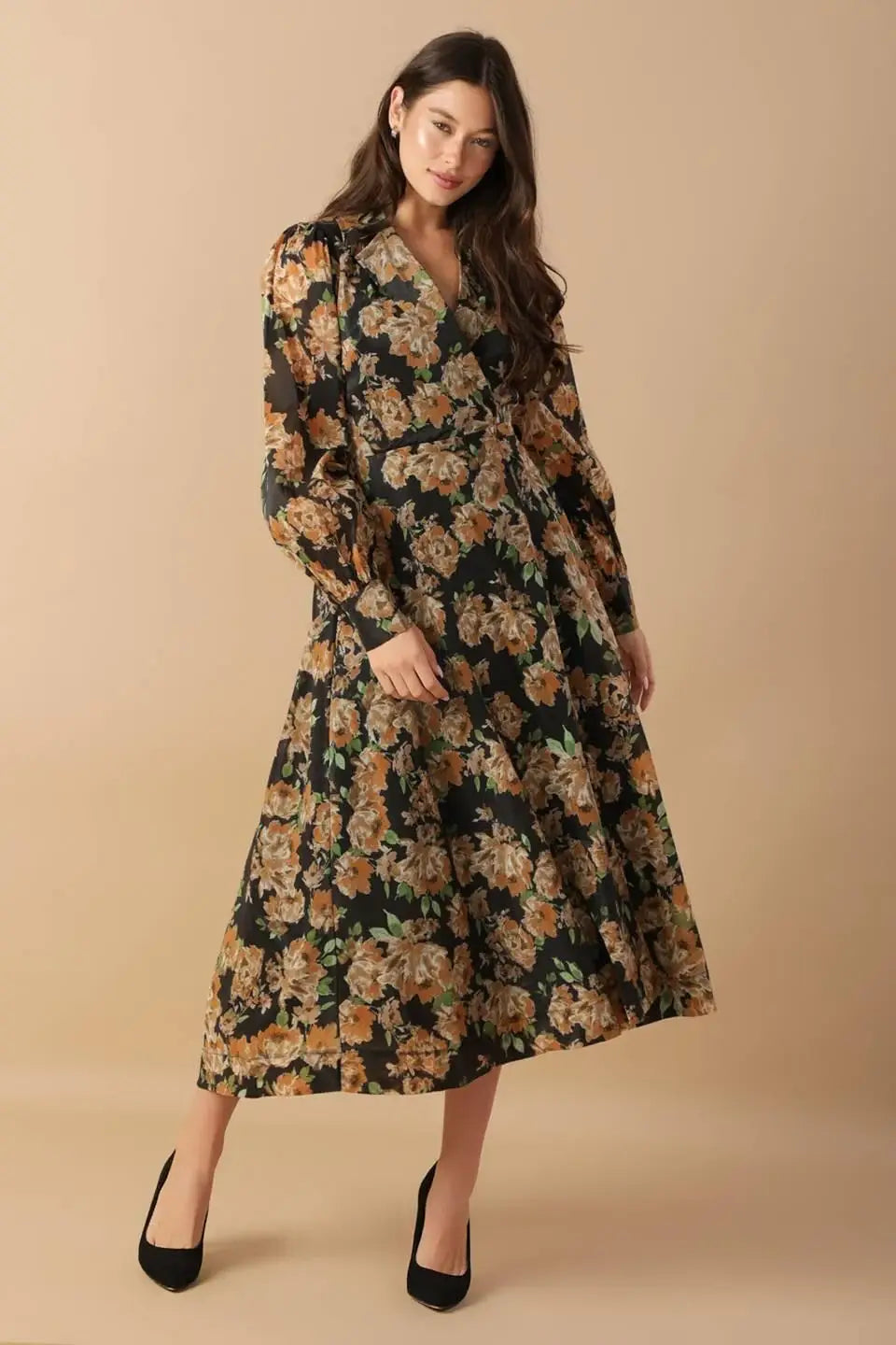 TIME TO EVOLVE WOVEN MIDI DRESS - Flying Tomato - Flyclothing LLC