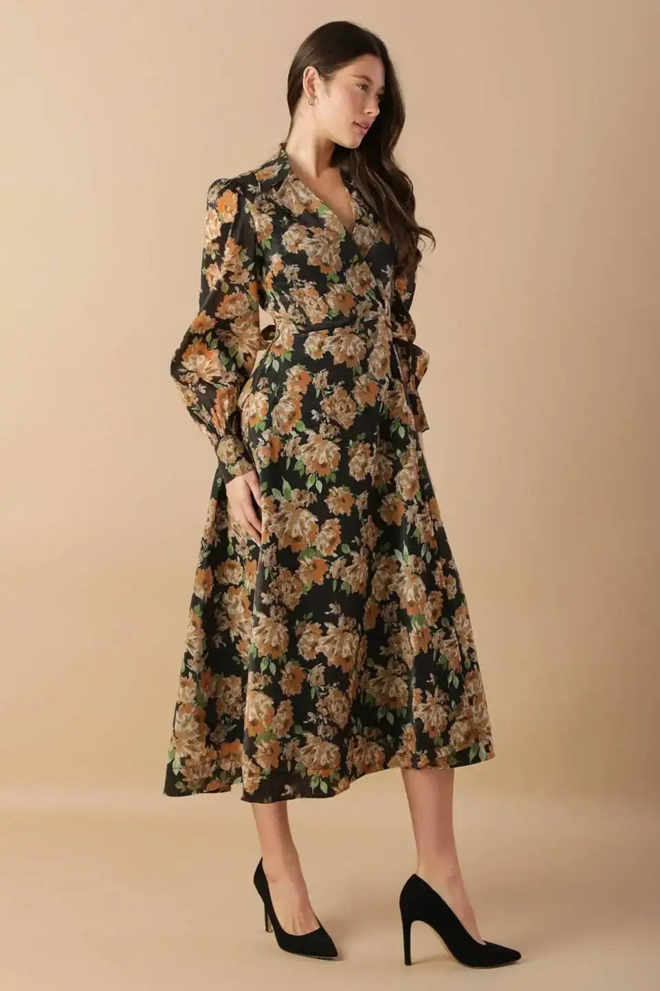 TIME TO EVOLVE WOVEN MIDI DRESS - Flying Tomato - Flyclothing LLC