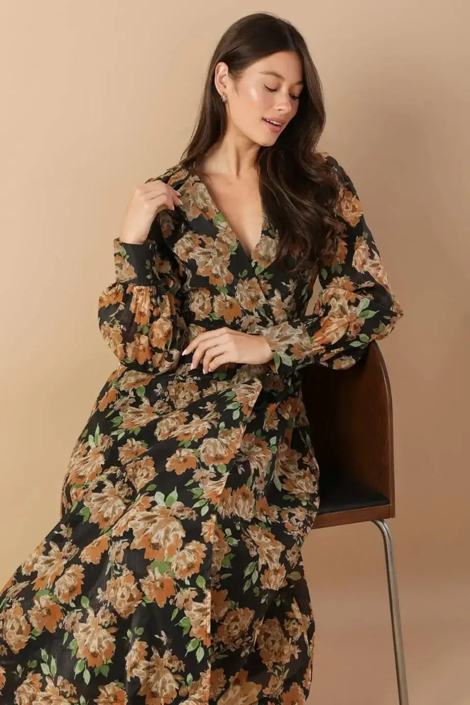 TIME TO EVOLVE WOVEN MIDI DRESS - Flying Tomato - Flyclothing LLC