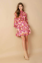 LUXE LEGACY WOVEN MINI DRESS - Flying Tomato - Flyclothing LLC