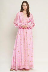 RIPPLES OF TIME WOVEN MAXI DRESS - Flying Tomato - Flyclothing LLC