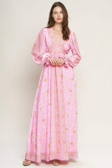 RIPPLES OF TIME WOVEN MAXI DRESS - Flying Tomato - Flyclothing LLC