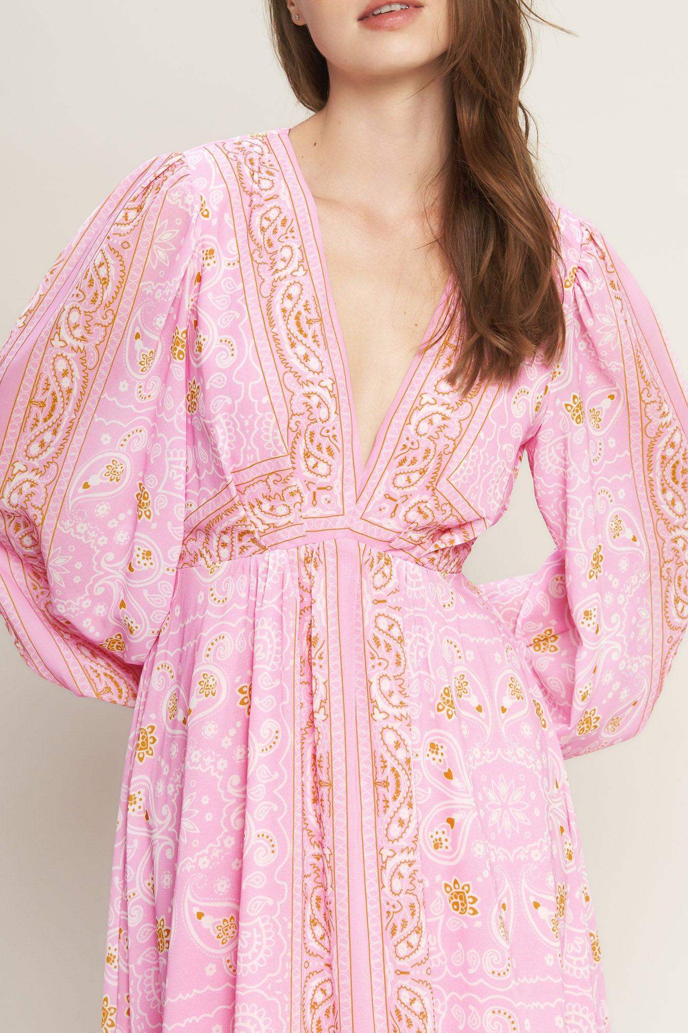RIPPLES OF TIME WOVEN MAXI DRESS - Flying Tomato - Flyclothing LLC