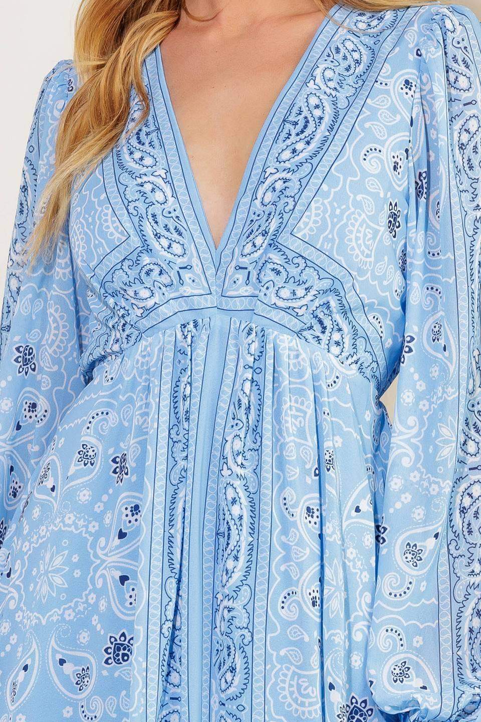 RIPPLES OF TIME WOVEN MAXI DRESS - Flying Tomato - Flyclothing LLC