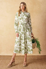 WANT YOU AROUND WOVEN MIDI DRESS - Flying Tomato - Flyclothing LLC