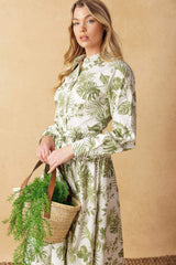 WANT YOU AROUND WOVEN MIDI DRESS - Flying Tomato - Flyclothing LLC