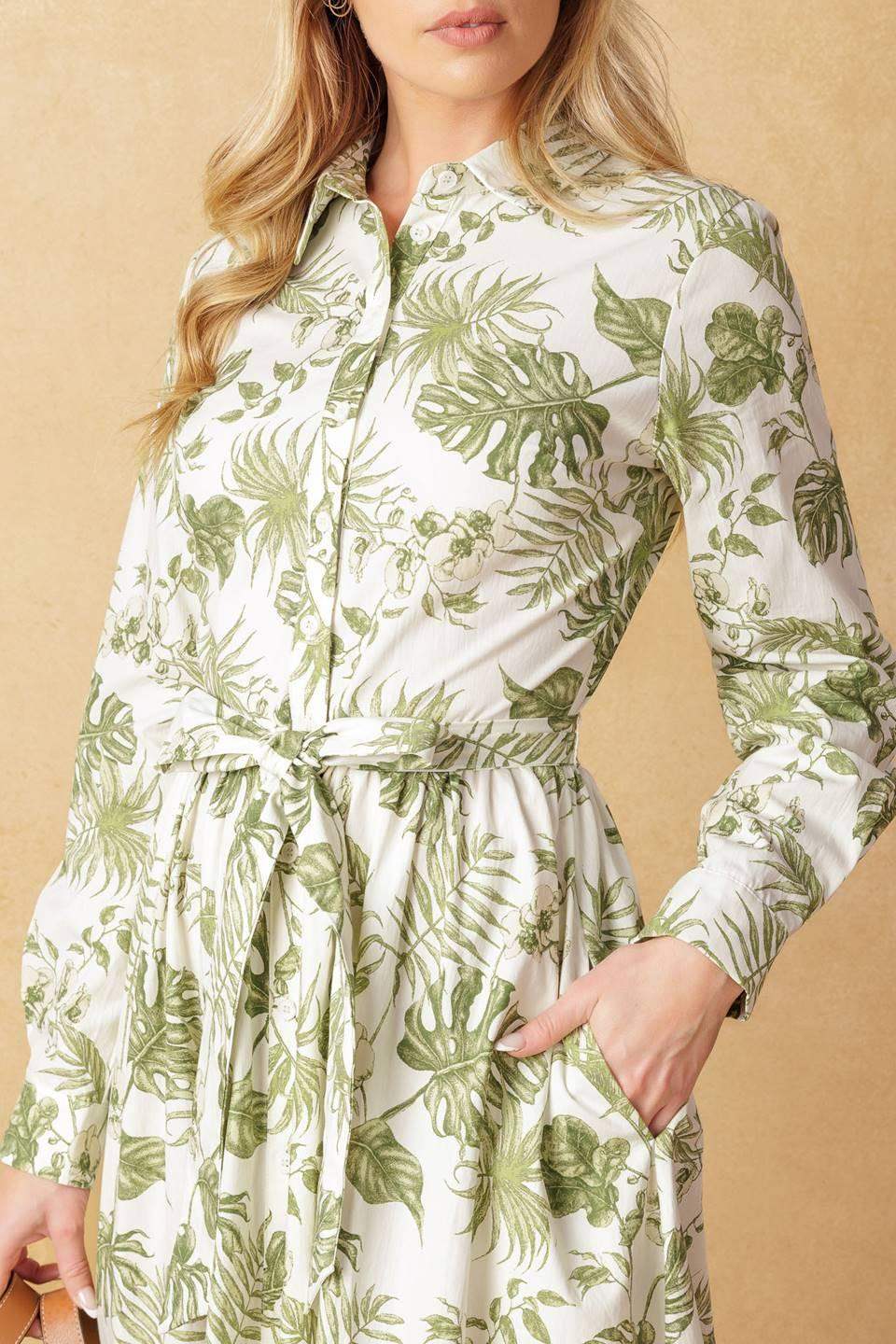 WANT YOU AROUND WOVEN MIDI DRESS - Flying Tomato - Flyclothing LLC