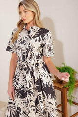 ALL YOU DO WOVEN MIDI DRESS - Flying Tomato - Flyclothing LLC