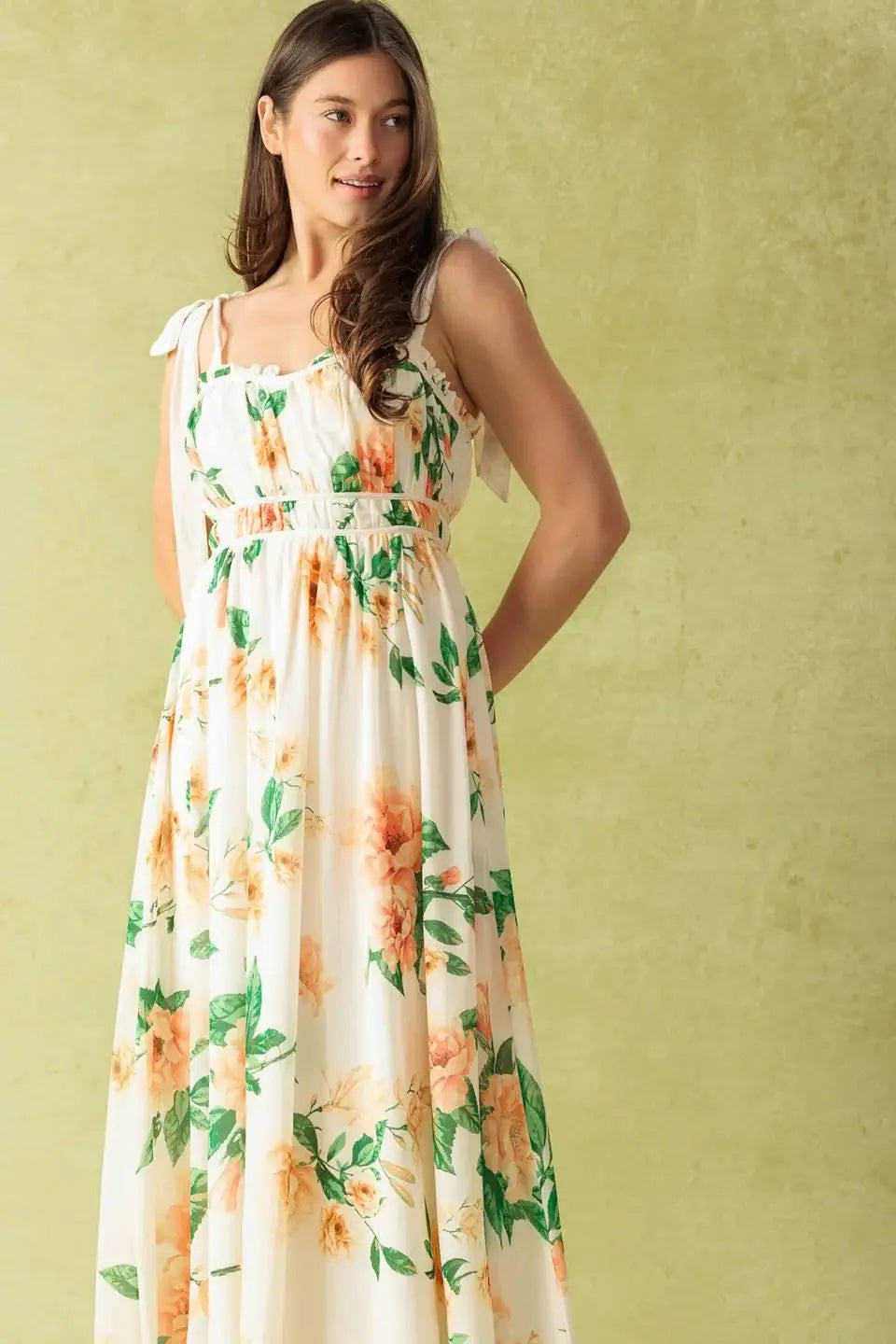 A PERFECT MATCH WOVEN MAXI DRESS - Flying Tomato - Flyclothing LLC