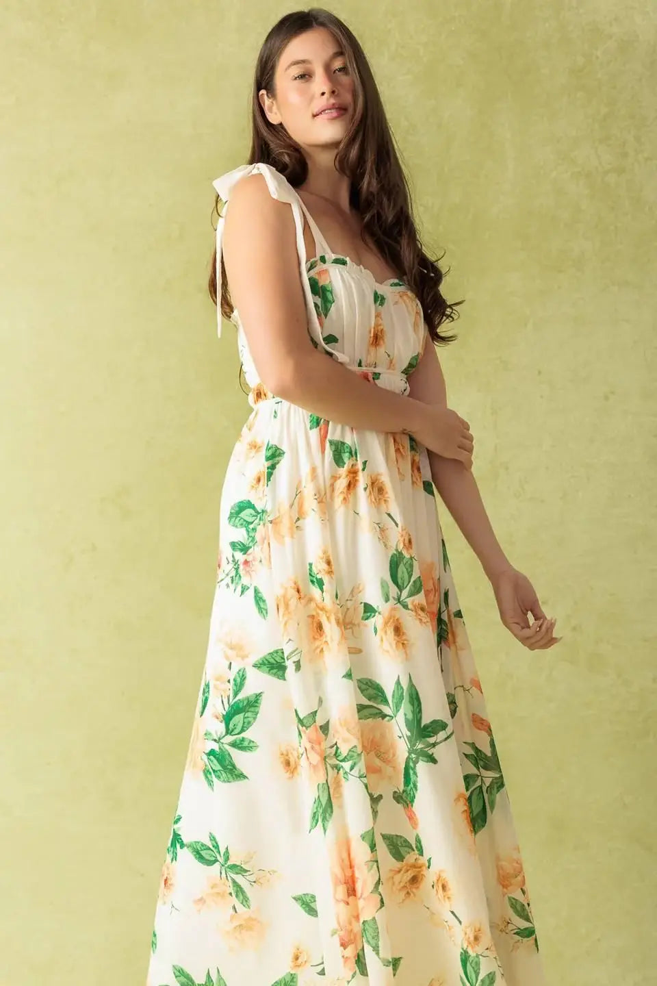 A PERFECT MATCH WOVEN MAXI DRESS - Flying Tomato - Flyclothing LLC