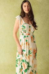 A PERFECT MATCH WOVEN MAXI DRESS - Flying Tomato - Flyclothing LLC