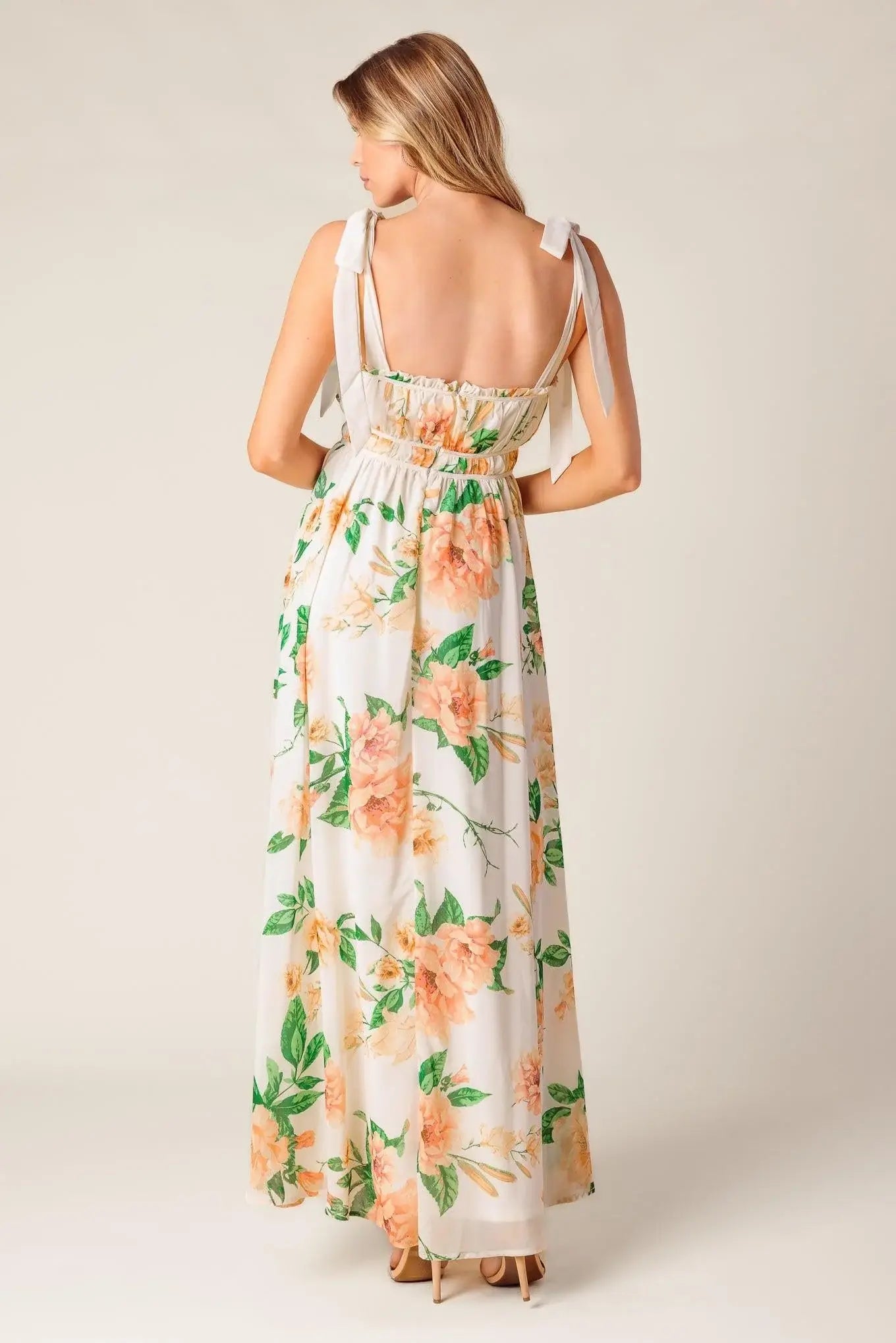 A PERFECT MATCH WOVEN MAXI DRESS - Flying Tomato - Flyclothing LLC