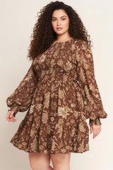 SWEET REMINISCENCE WOVEN MINI DRESS - Flying Tomato - Flyclothing LLC