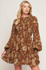 SWEET REMINISCENCE WOVEN MINI DRESS - Flying Tomato - Flyclothing LLC