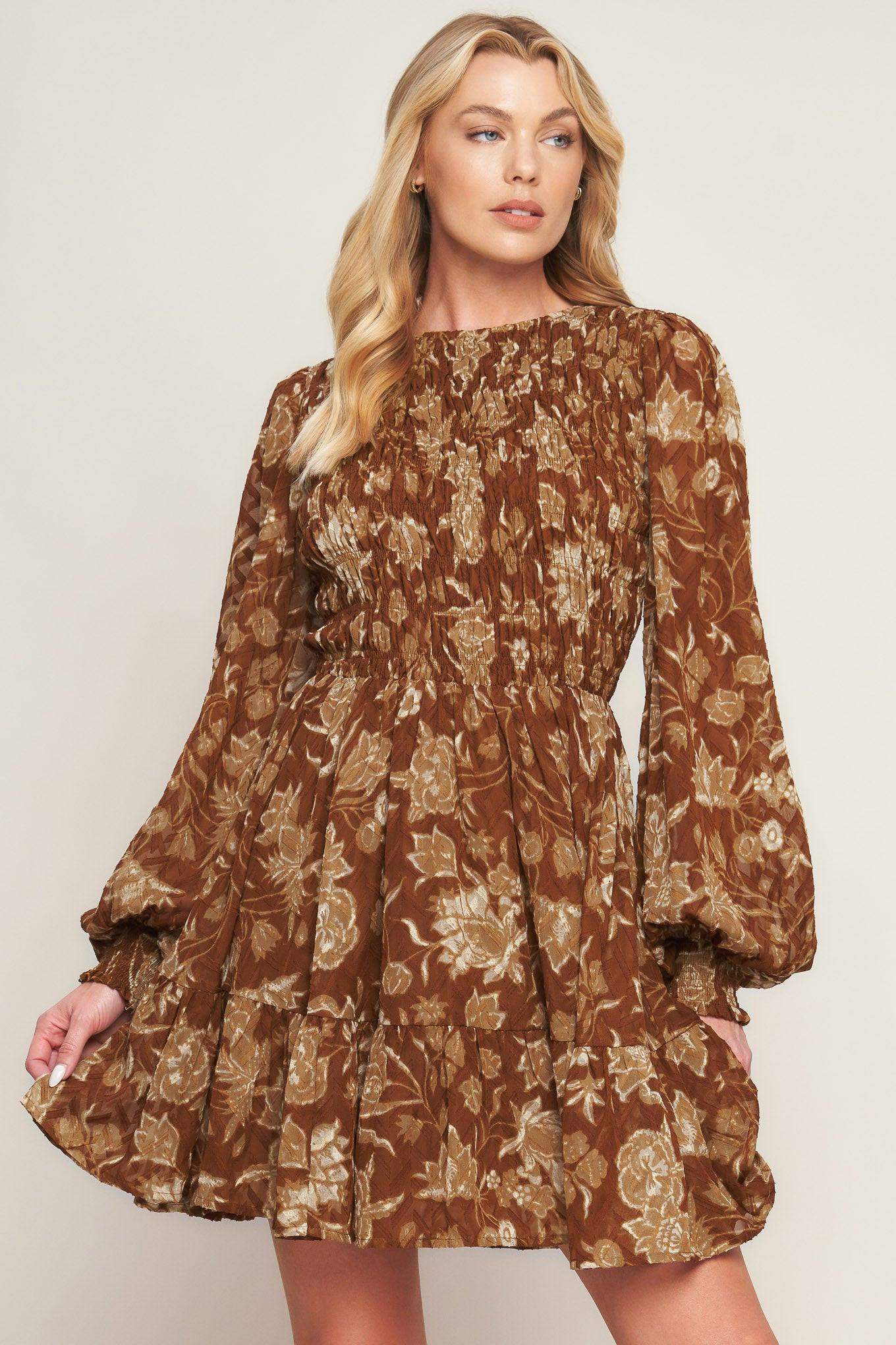 SWEET REMINISCENCE WOVEN MINI DRESS - Flying Tomato - Flyclothing LLC