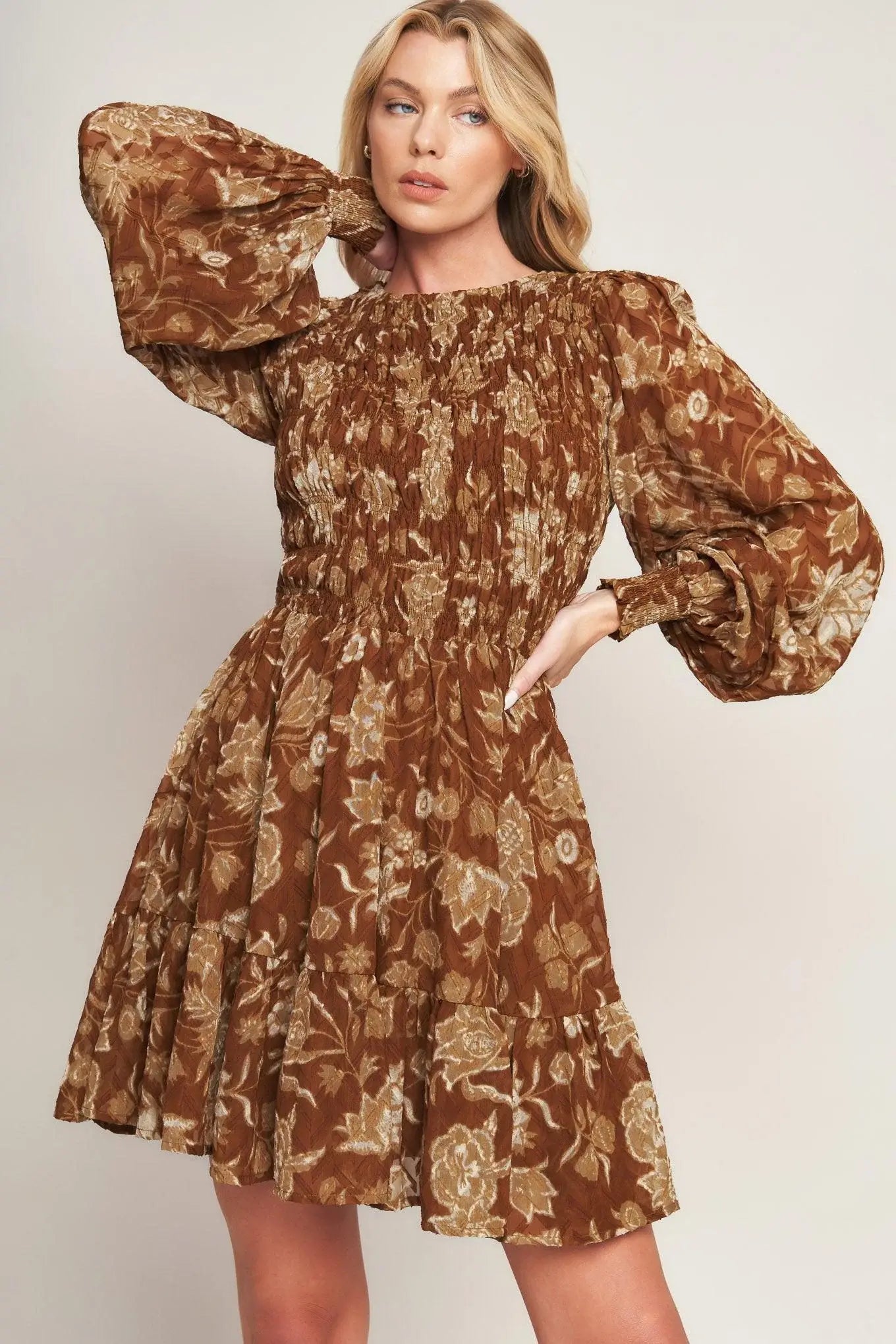SWEET REMINISCENCE WOVEN MINI DRESS - Flying Tomato - Flyclothing LLC