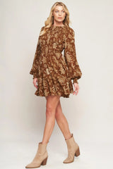 SWEET REMINISCENCE WOVEN MINI DRESS - Flying Tomato - Flyclothing LLC