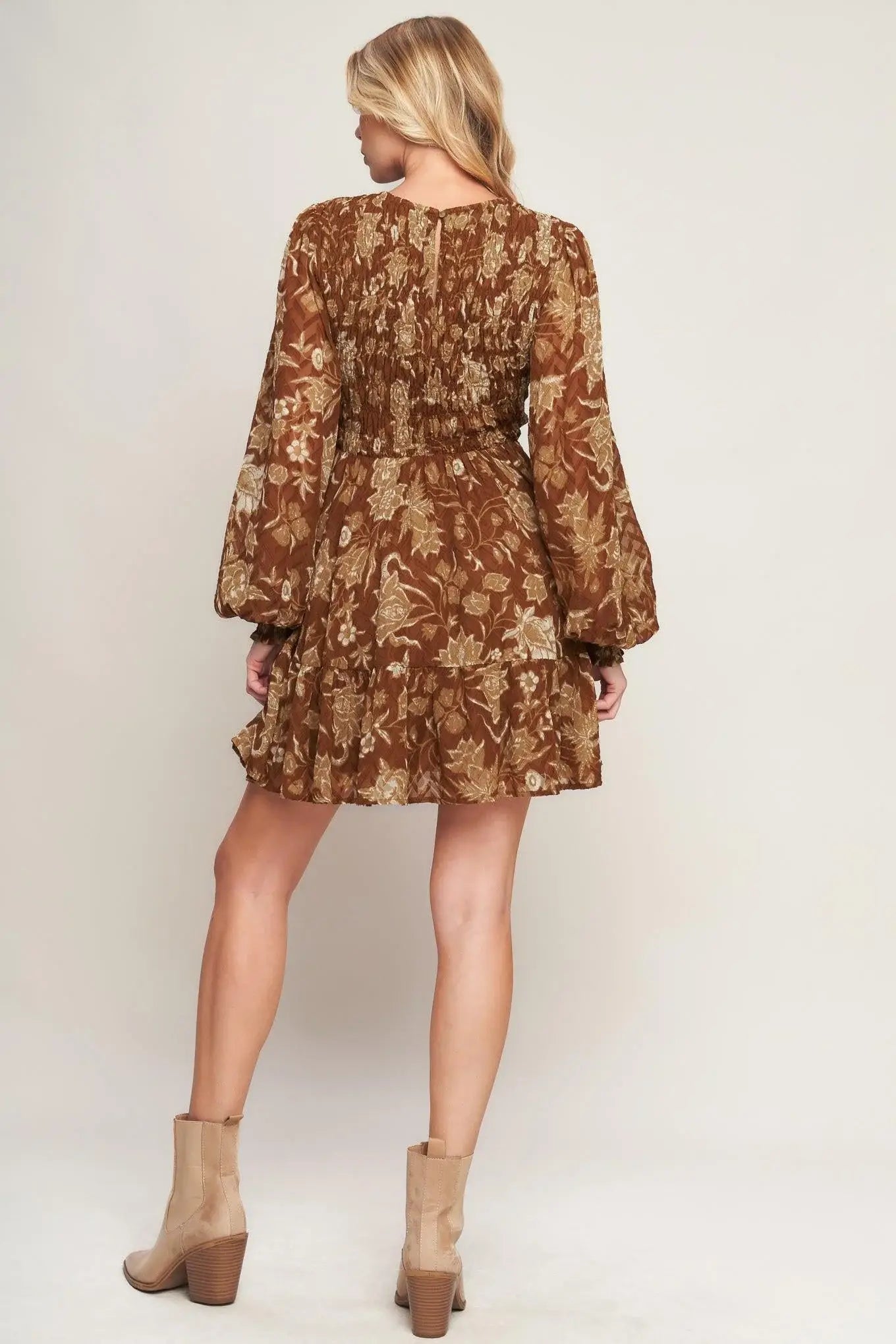 SWEET REMINISCENCE WOVEN MINI DRESS - Flying Tomato - Flyclothing LLC