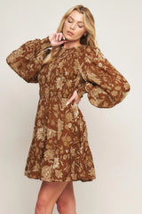 SWEET REMINISCENCE WOVEN MINI DRESS - Flying Tomato - Flyclothing LLC