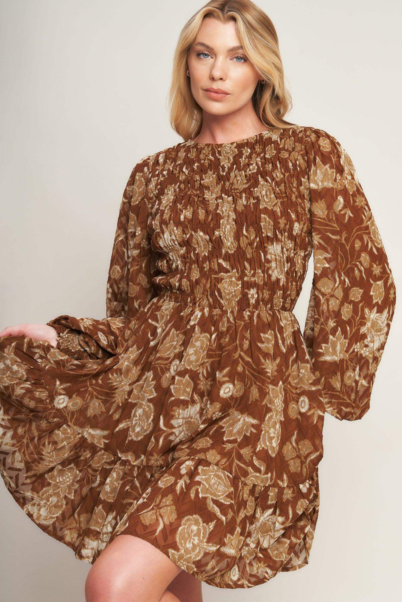 SWEET REMINISCENCE WOVEN MINI DRESS - Flying Tomato - Flyclothing LLC