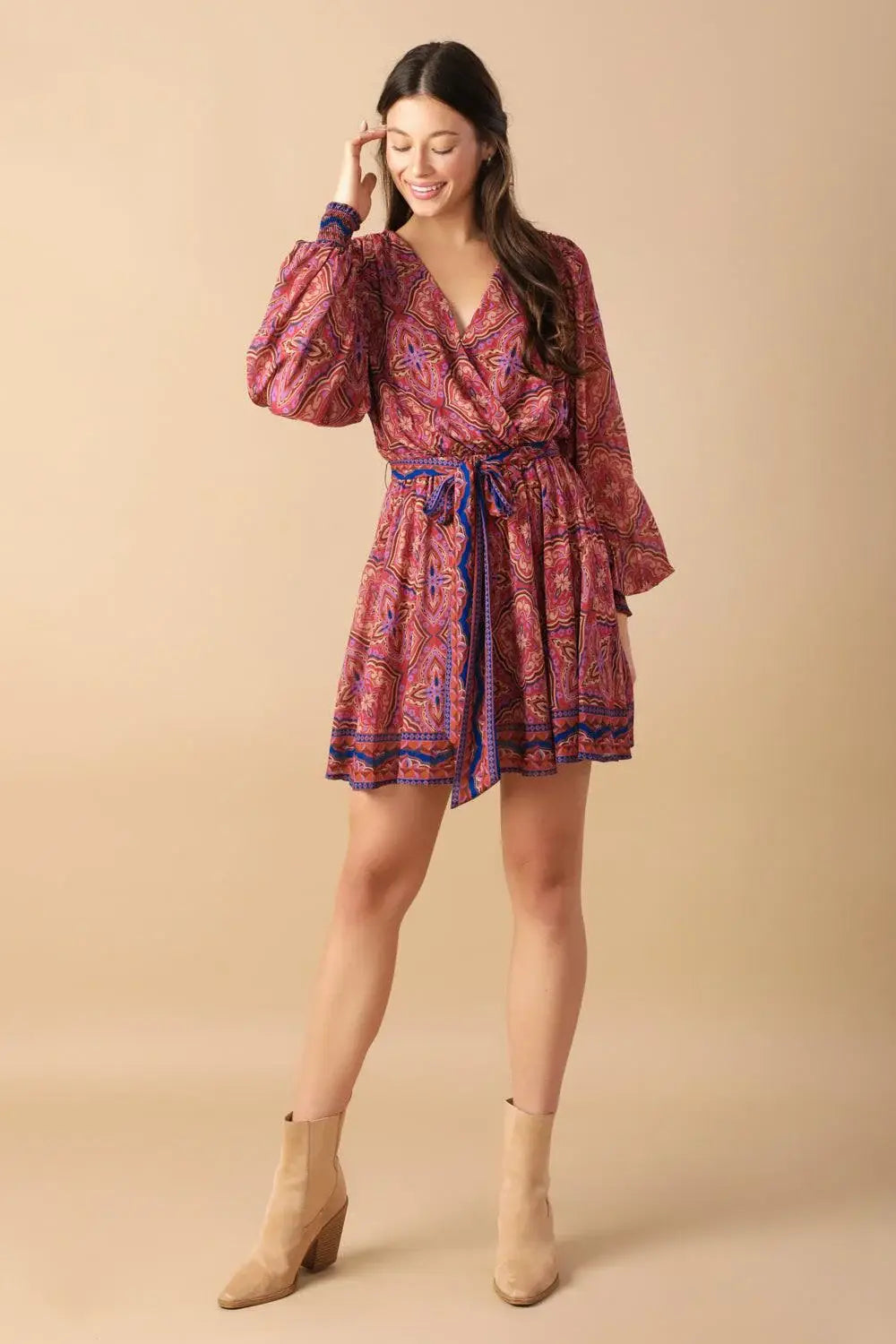 BE BETTER WOVEN MINI DRESS - Flying Tomato - Flyclothing LLC