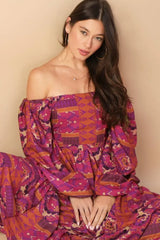 MELLOW MOMENTS WOVEN MIDI DRESS - Flying Tomato - Flyclothing LLC