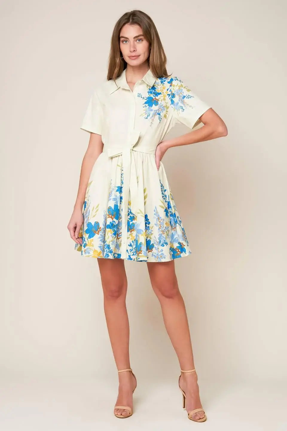 ALWAYS REMARKABLE WOVEN MINI DRESS - Flying Tomato - Flyclothing LLC