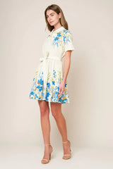ALWAYS REMARKABLE WOVEN MINI DRESS - Flying Tomato - Flyclothing LLC