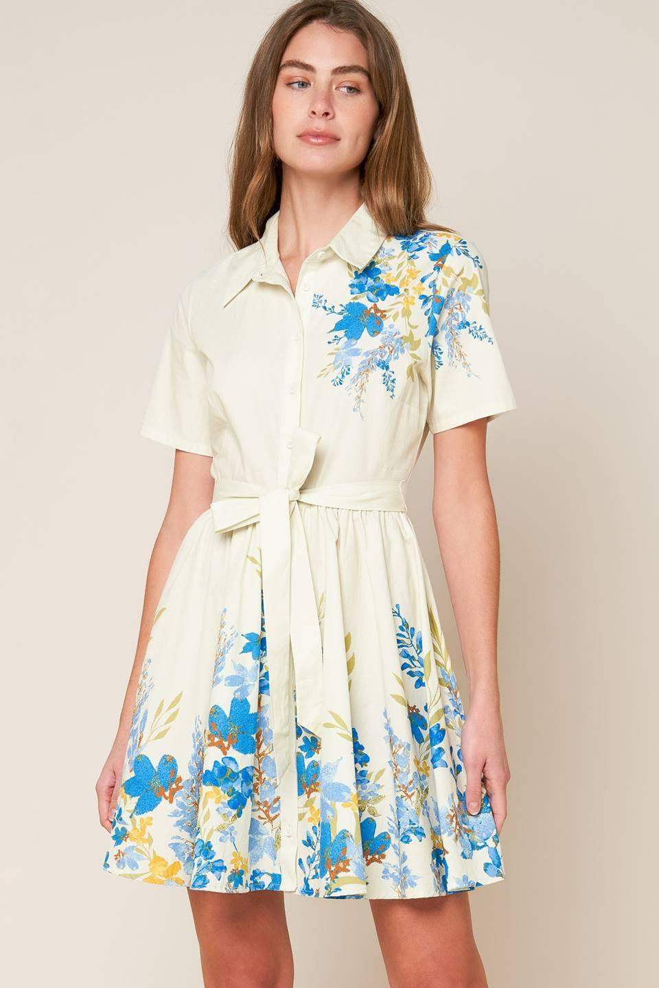 ALWAYS REMARKABLE WOVEN MINI DRESS - Flying Tomato - Flyclothing LLC